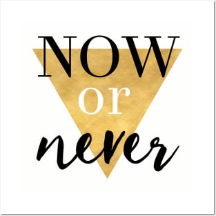 Now or Never Posters and Art